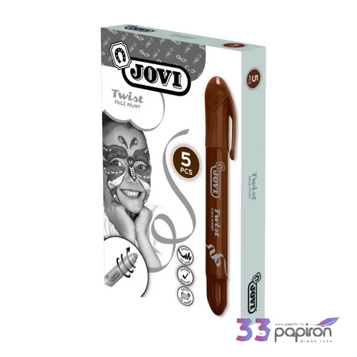 Arcfesték Jovi Twist barna 6g