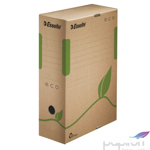 Archiváló doboz Esselte 100mm A4, újrahasznosított karton, barna, Eco 100x327x233 mm