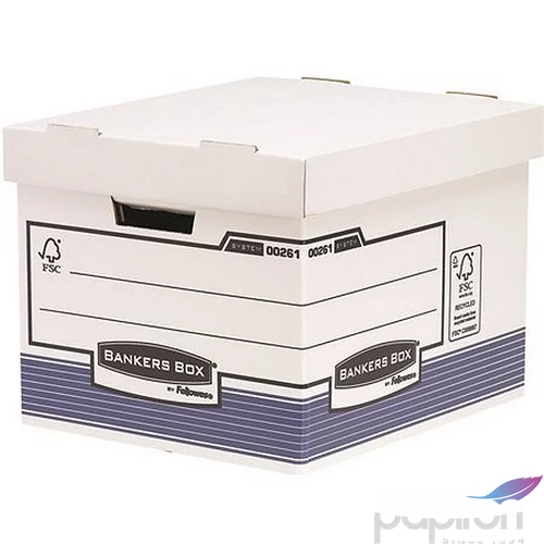 Archiváló konténer Fellowes 333x285x390mm BANKERS BOX® SYSTEM kék Iratrendezés FELLOWES 0026101