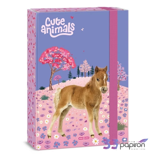 Ars Una A4 Füzetbox 26' Cute Animals Horse 50855261 prémium minőség