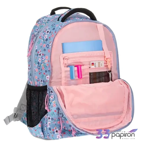 Ars Una 24 Pearl Blossom Blue iskolatáska tartós