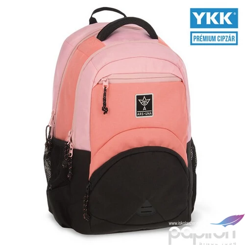 Ars Una Ergonómikus Hátizsák 2 27L Rose-Black (5464) 25 55834643 prémium 3év garancia