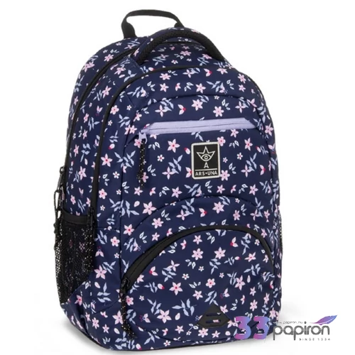 Ars Una 26' Navy Bloom hátizsák stabil