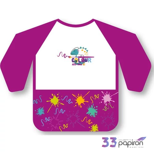 Ars Una festőkötény Pink Splash vízálló hosszú ujjú 56384178 prémium 3év garancia