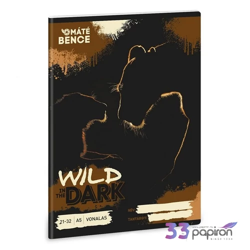 Ars Una Füzet 21-32 Vonalas 26 A/5 Wild In The Dark 26' 53625434 prémium minőség