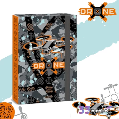Ars Una Füzetbox A4 26 Drone X  26' 50855384  350gr vastag kartonból
