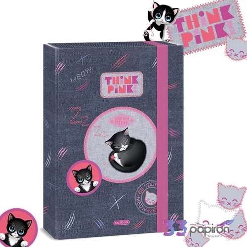 Ars Una Füzetbox A4 26 Think Pink  26' 50855193  350gr vastag kartonból
