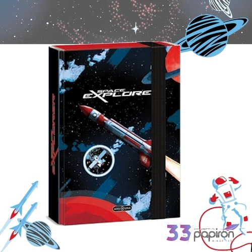 Ars Una Füzetbox A4 26 Space Explorer  26' 50865529  350gr vastag kartonból