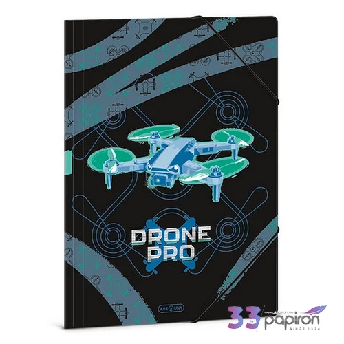 Ars Una Gumis mappa A4 25 Drone Pro 50214501 350gr vastag kartonból
