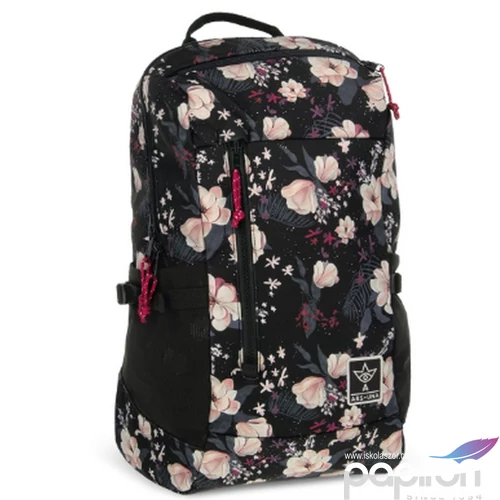 Ars Una Hátizsák 25 AU-17 Flowery Black (5374) 56583748