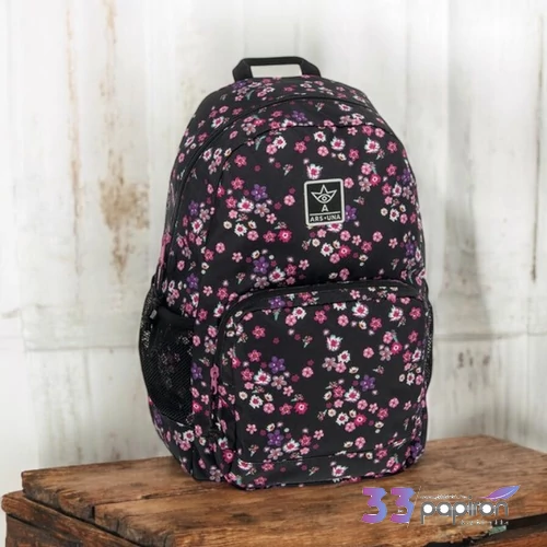 Ars Una Hátizsák 25 Au 14 Pearl Blossom Black 55843775  3év garancia