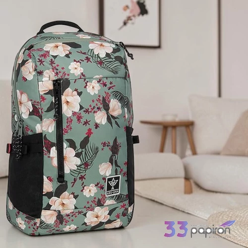 Ars Una Hátizsák 26 Au 17 Flowery Green 56585353  3év garancia
