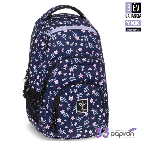 Ars Una 26' Navy Bloom hátizsák minőségi