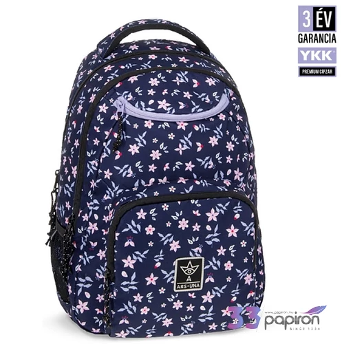 Ars Una 26' Navy Bloom hátizsák biztonságos