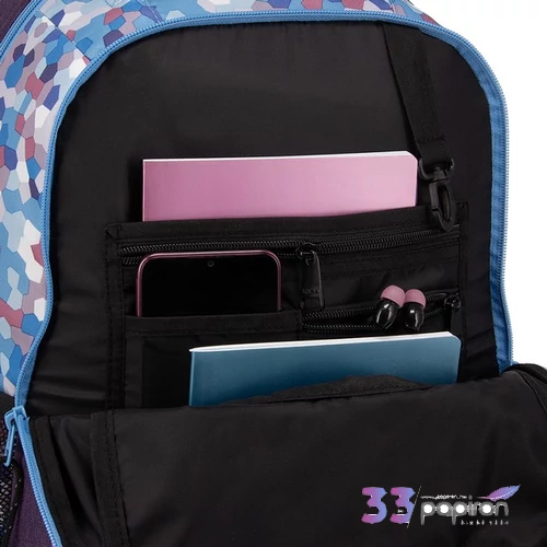 Ars Una ergonómikus hátizsák Caleidoscope Blue korszerű