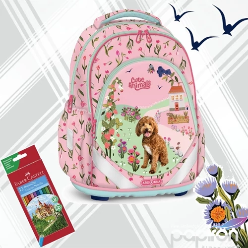 Ars una iskolatáska Anatómiai Cute Animals Doggie (5458) 25 kutyás 54564589 kutya