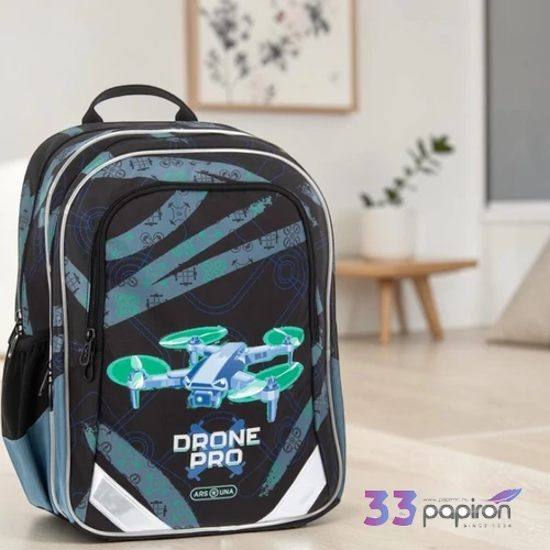 Ars Una Iskolatáska Ergofit 25 24L Drone Pro 25 56174502 prémium 3év garancia