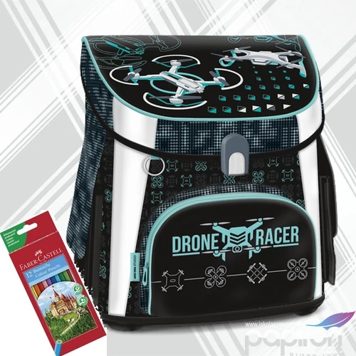 Ars una iskolatáska kompakt 22 Drone Racer (5131) 22 exkluz 54491311 mágneszár 3év garancia alsósokn