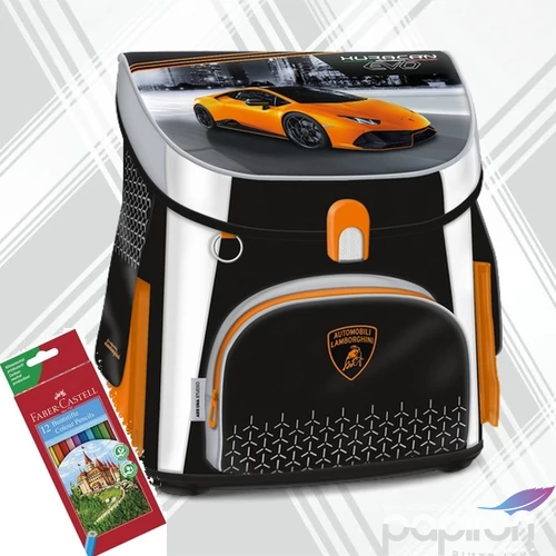 Ars una iskolatáska kompakt 22 Lamborghini (5125) 22 TÁSKA 54491250 mágneszár 3év garancia alsósokn