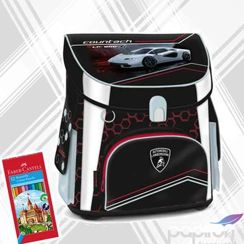 Ars una iskolatáska kompakt Lamborghini 23 54492547 mágneszár 3év garancia alsósokn