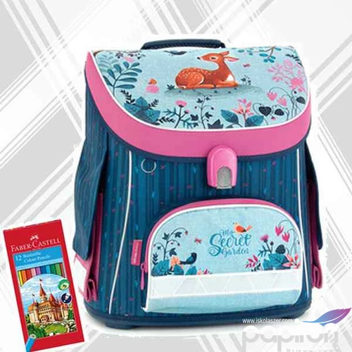 Ars una iskolatáska kompakt My Secret Garden 94498424 mágneszár 3év garancia alsósokn