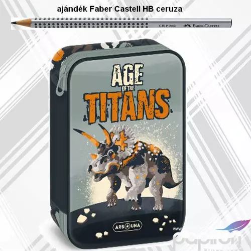 Tolltartó Ars Una többszintes Age of the Titans 23 dínó 51342616 prémium tolltartó