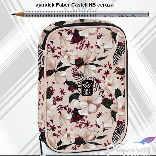 Tolltartó többszintes Ars Una Flowery pink (5375) prémium 54950879 nagyméretű írószertartókkal plu