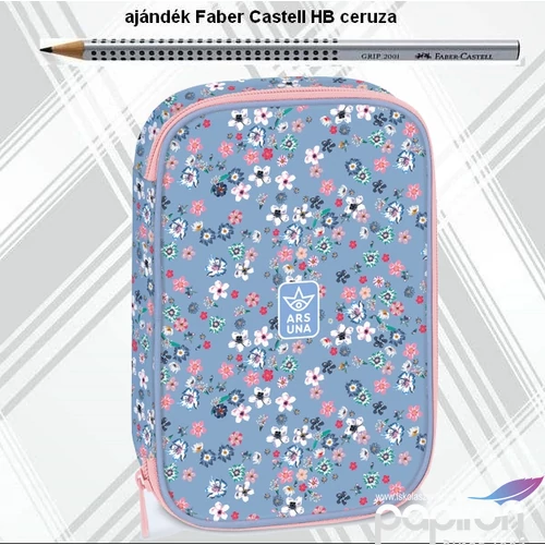 Tolltartó többszintes Ars Una Pearl Blossom blue (5376) prémium 54950928 nagyméretű írószertartókkal plu