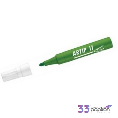 Artip 11 marker zöld 3mm kerek hegyű flipchart marker ICO táblamarker