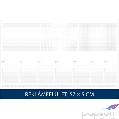 Asztali könyöklő 2025 asztalikönyöklőkék Dayliner 2025-ös kollekció