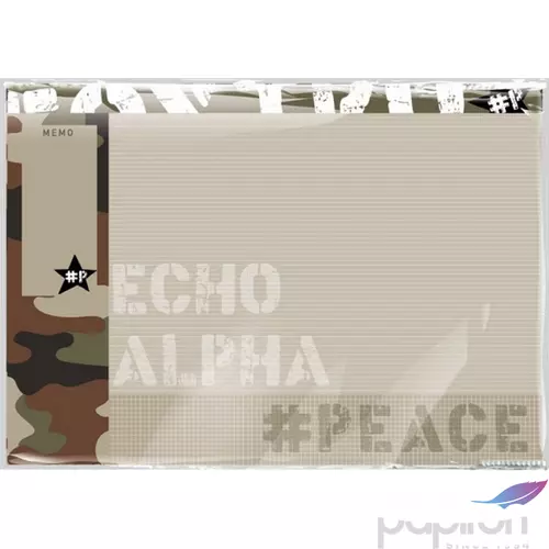 Asztali könyöklő 420x590 mm Peace-Alpha-Tango-Mike 21' Lizzy kollekció