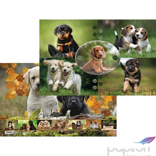 Asztali könyöklő T-Creativ 545x340mm, Dogs 