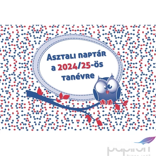 Asztali naptár 2025/26 tanévre  Realsystem   kollekció 7836-00