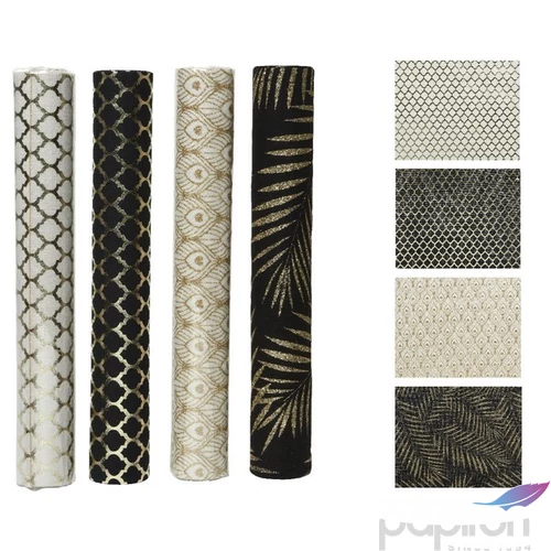 Asztalközép textil 24' 4 féle mintával elegáns 200cmx35cmx0.05cm sdkae