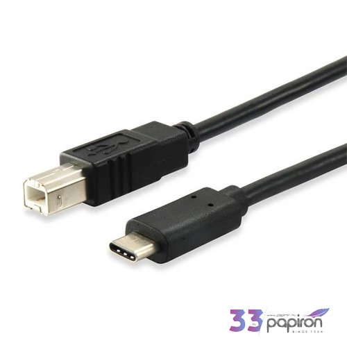 Átalakító kábel USB-C-USB-B 2.0 1m EQUIP