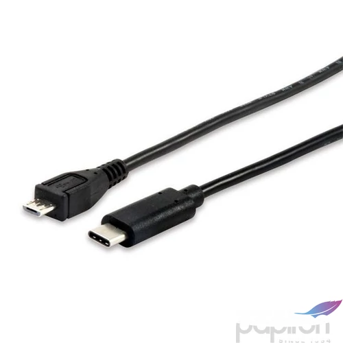 Átalakító kábel USB-C-USB MicroB 2.0 1m EQUIP