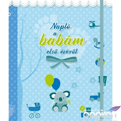 Babakönyv napló a babám első évéről (fiús) Napraforgó könyvek