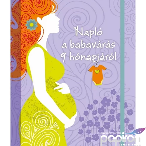 Babakönyv napló a babavárás 9 hónapjáról Napraforgó könyvek