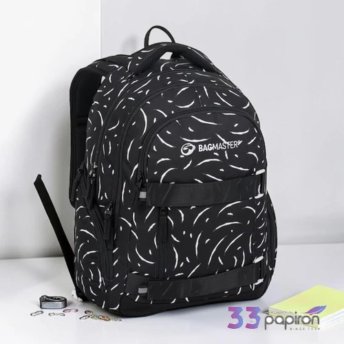 Bagmaster hátizsák 26 Nomad 25 A fekete-fehér 34x45x18cm