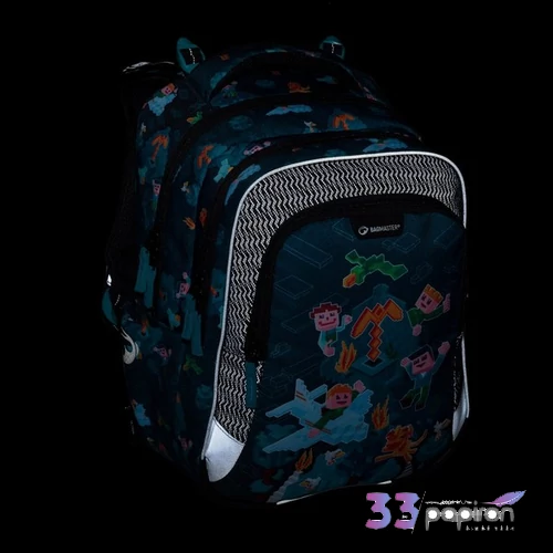 Bagmaster iskolatáska 26 Lumi 24 E lego - kék 40x31x20cm