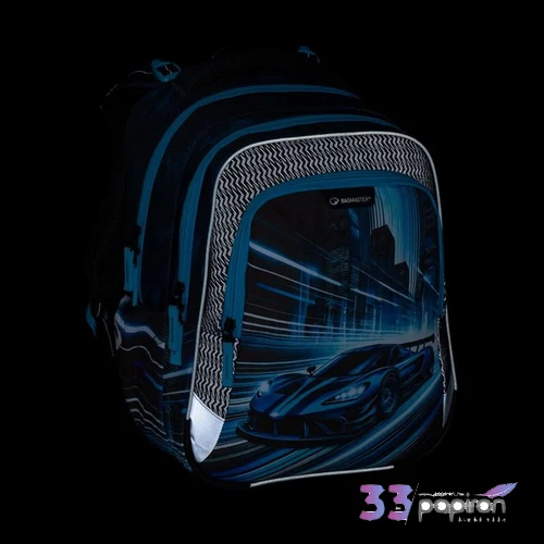 Bagmaster iskolatáska 26 Lumi 26 C autó 40x31x20cm