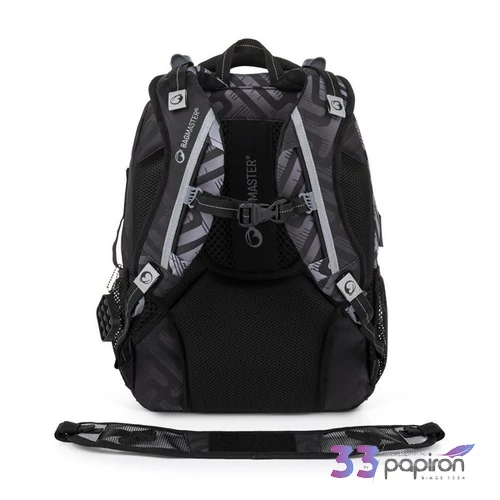 Bagmaster iskolatáska 26 Porto 26 A szürke-fekete 44,5x30x22cm