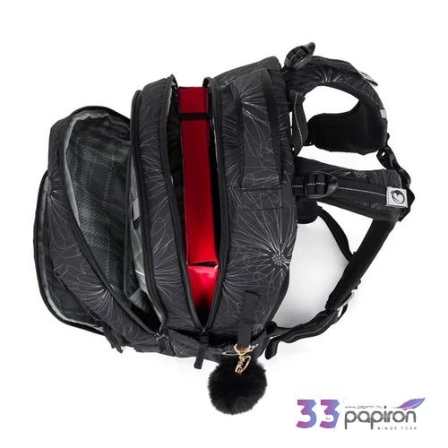 Bagmaster iskolatáska 26 Zipster 25 A fekete-szürke 34x44x21cm