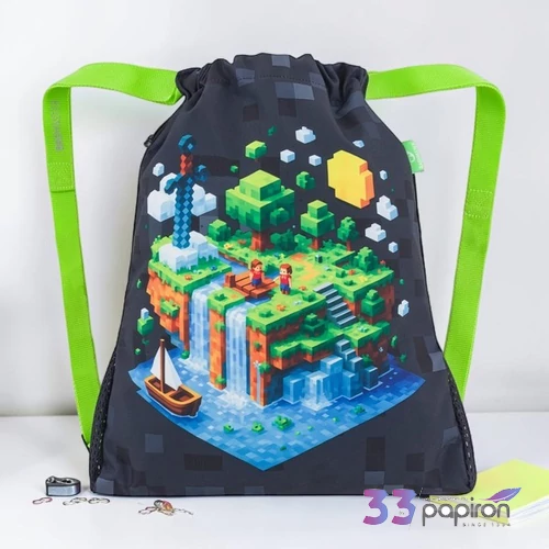 Bagmaster iskolatáska szett 26 Alfa 26 B lego-zöld táska,tolltartó,tornazsák