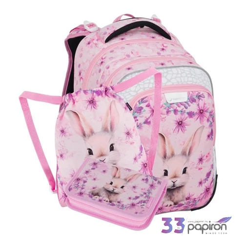 Bagmaster iskolatáska szett 26 Lumi 25 A nyuszi táska,tolltartó,tornazsák