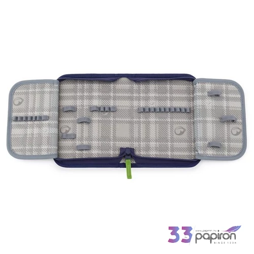 Bagmaster tolltartó klapnis 26 Case Lumi 25 C dínó zöld 20,5x13,5x4cm