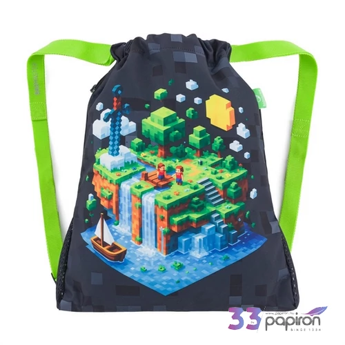 Bagmaster tornazsák 26 City Bag Alfa 26 B lego - zöld 43x33cm