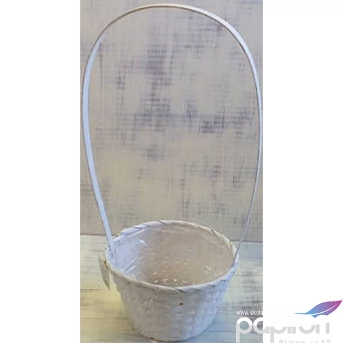 Kaspó bambusz füles natúr 19cm
