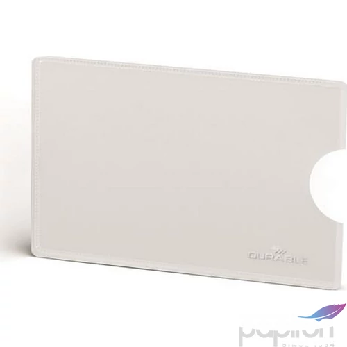 Bankkártyatartó 1 db-os RFID védelemmel, DURABLE, áttetsző DB890319