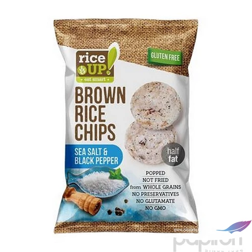 Barnarizs chips 60g RICE UP sós-borsos